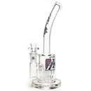 Moltn Glass - Fifty Bubbler - Short - Tree Perc - Purple Signature Label - The Cave