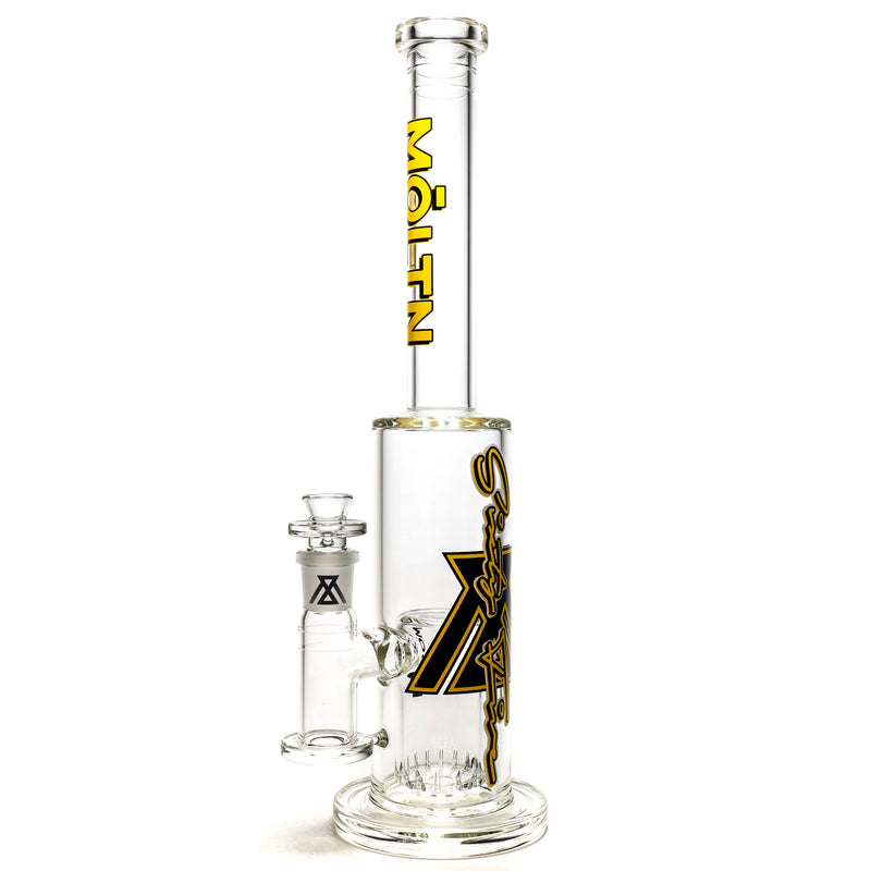 Moltn Glass - Sixty Five - Medium - Can Perc - Yellow Shadow Label - The Cave
