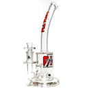 Moltn Glass - Fifty Bubbler - Short - GÿZR Perc - Red Shadow Label - The Cave