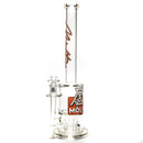 Moltn Glass - Eighty - Tall - GÿZR Perc - Orange Outline Label - The Cave