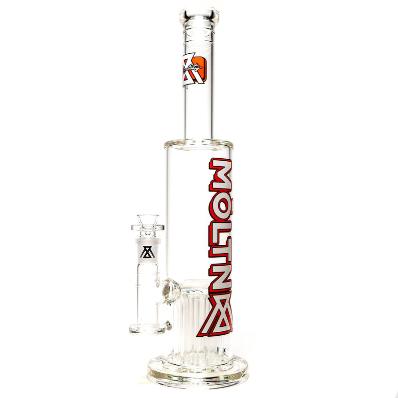 Moltn Glass - Eighty - Tall - Tree Perc - Red & White Shadow Label - The Cave