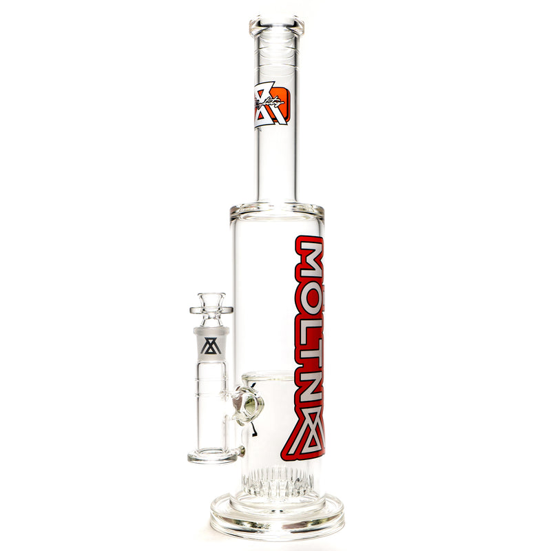 Moltn Glass - Eighty - Tall - Can Perc - Red & White Classic Vertical Label - The Cave