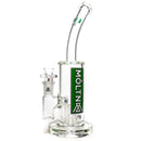Moltn Glass - Fifty Bubbler - Medium - Tree Perc - Green Box Label - The Cave