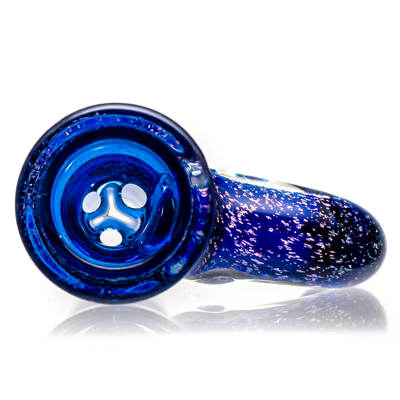 Optera Glass - Screen Slide - 14mm - Cobalt & Pink Dichro - The Cave