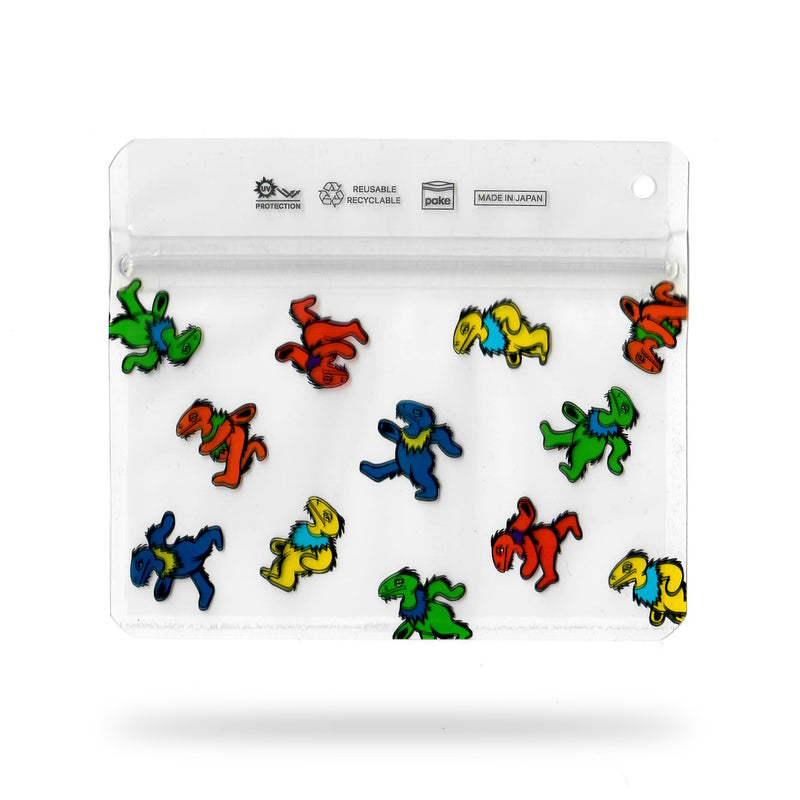 Elbo x Pake - Small - Clear Dancing Dinos Zip Bag - The Cave