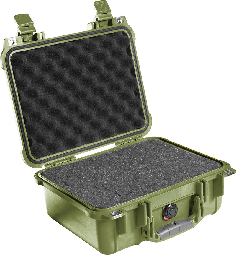 Pelican - 1400 Protector Case - OD Green - The Cave
