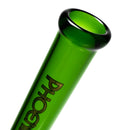 Phoenix Star - 14" Beaker - Full Green w/ Gold Label - The Cave