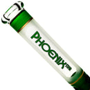 Phoenix Star - 12" Sandblasted Band Beaker - Green & Gold - The Cave