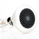 Phoenix Star - 12" Sandblasted Band Beaker - Black & Gold - The Cave