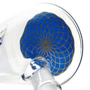 Phoenix Star - 10" Beaker - Blue & Gold - The Cave