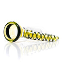 Pho_Sco - Single Hole Linework Horn Slide - 14mm - Lemon Drop, Steelwool & Black