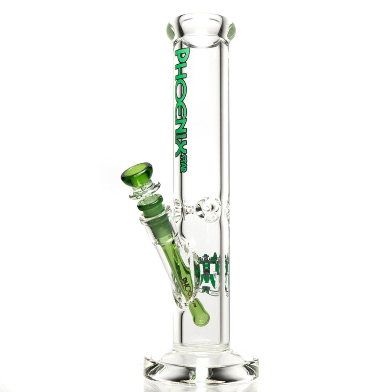 Phoenix Star - 13" Straight Tube - 9mm - Green & Gold - The Cave