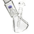 Shooters - 12" Diamond Base Beaker - Shower Head - Purple Accent - The Cave