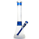 Phoenix Star - 12" Sandblasted Band Beaker - Blue & Gold - The Cave