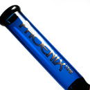 Phoenix Star - 16" Beaker w/ Ice Pinch - 7mm - Blue & Black - The Cave