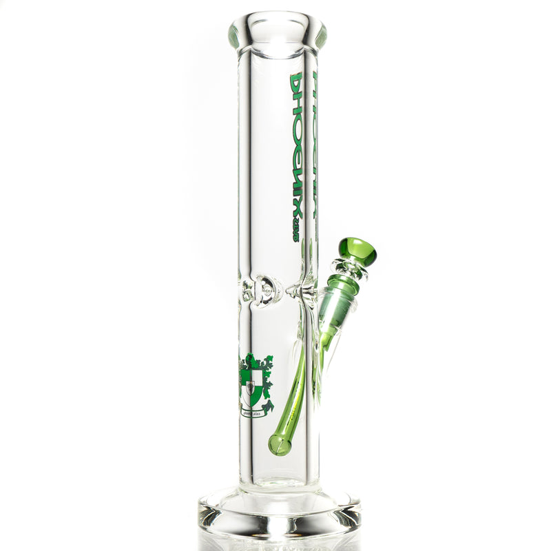 Phoenix Star - 13" Straight Tube - 9mm - Green & Gold - The Cave