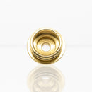 Metal Pipe Cap - Brass - The Cave