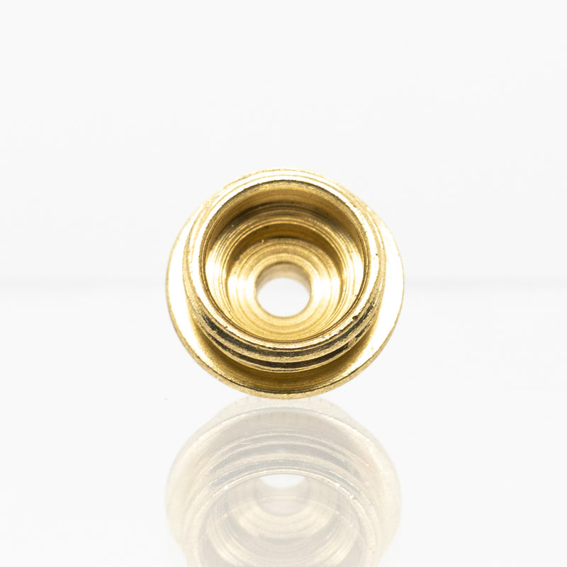 Metal Pipe Cap - Brass - The Cave