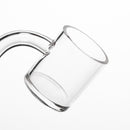 Shooters - 30mm Flat Top Quartz Banger & Slitted Insert - 10mm Male 90º - The Cave