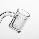 Shooters - 25mm Flat Top Quartz Banger & Slitted Insert - 10mm Male 90º - The Cave