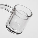 Shooters - 30mm Flat Top Quartz Banger & Slitted Insert - 10mm Male 45º - The Cave
