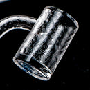 Quave CB - Flat Top Banger Tessellated - XXL - 14mm Male 90º Beveled - "Wicket" - The Cave