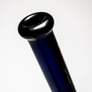 ROOR.US - Fixed Single Chamber Bubbler - Barrel Perc - Cobalt & Black - The Cave