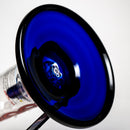 ROOR.US - Fixed Single Chamber Bubbler - Barrel Perc - Cobalt & Black - The Cave