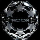 ROOR.US - Glass Crystal Cut Ashtray - ROOR Strain - Presidential OG - The Cave