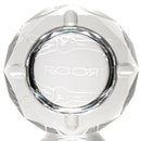 ROOR.US - Glass Crystal Cut Ashtray - ROOR Strain - Alien OG - The Cave