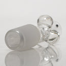 ROOR - 21" Inline Tube w/ Barrel Perc - Smokey Grey & White w/ Black & White Label - The Cave