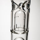 ROOR.US - 21" Inline Tube - 10 Arm Tree Perc - Blue & Green - White Label - The Cave