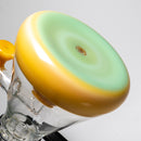 ROOR.US - 99 Series - 18” Fixed Beaker w/ Barrel Perc - Tangie & Mint - White & Black Label - The Cave