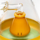 ROOR.US - 99 Series - 18” Fixed Beaker w/ Barrel Perc - Tangie & Mint - White & Black Label - The Cave