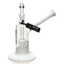 ROOR - Fixed Bubbler w/ Barrel Perc - White - Black & White Label - The Cave