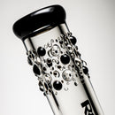 ROOR.US - 14" Custom Beaker - 50x9 - Raindrops - Black - The Cave