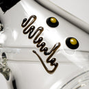 ROOR.US - 14" Custom Beaker - 50x9 - Raindrops - Black - The Cave