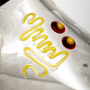 ROOR.US - 14" Custom Sandblasted Beaker - 50x9 - Swarovski - Roses - The Cave