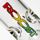 ROOR - 14” Fixed Beaker w/ Barrel Perc - 50x5 - Rasta - The Cave