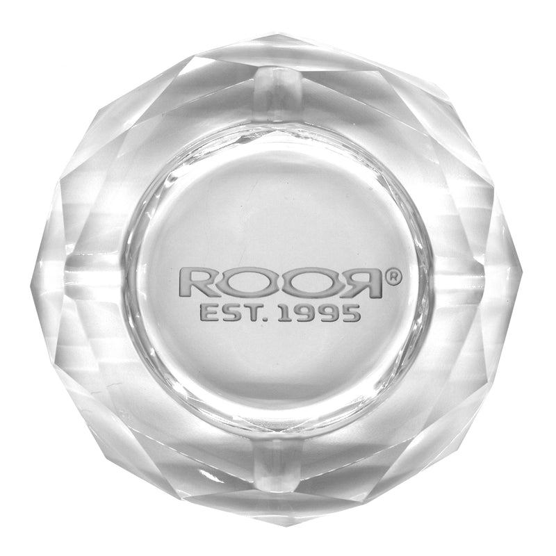 ROOR - Glass Crystal Cut Ashtray - Est. 1995 - The Cave