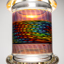 ROOR.US x Chase Adams - 18" Worked Beaker - 50x5 - Amber Purple - The Cave