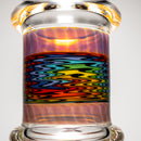 ROOR.US x Chase Adams - 18" Worked Beaker - 50x5 - Amber Purple - The Cave