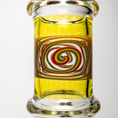 ROOR.US x Chase Adams - 18" Worked Beaker - 50x5 - Lemon Drop w/ Rasta Label - The Cave