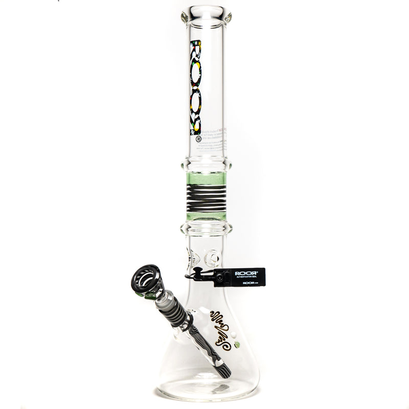 ROOR.US x Chase Adams - 18" Worked Beaker - 50x5 - Atlantis w/ Galaxy Label - The Cave