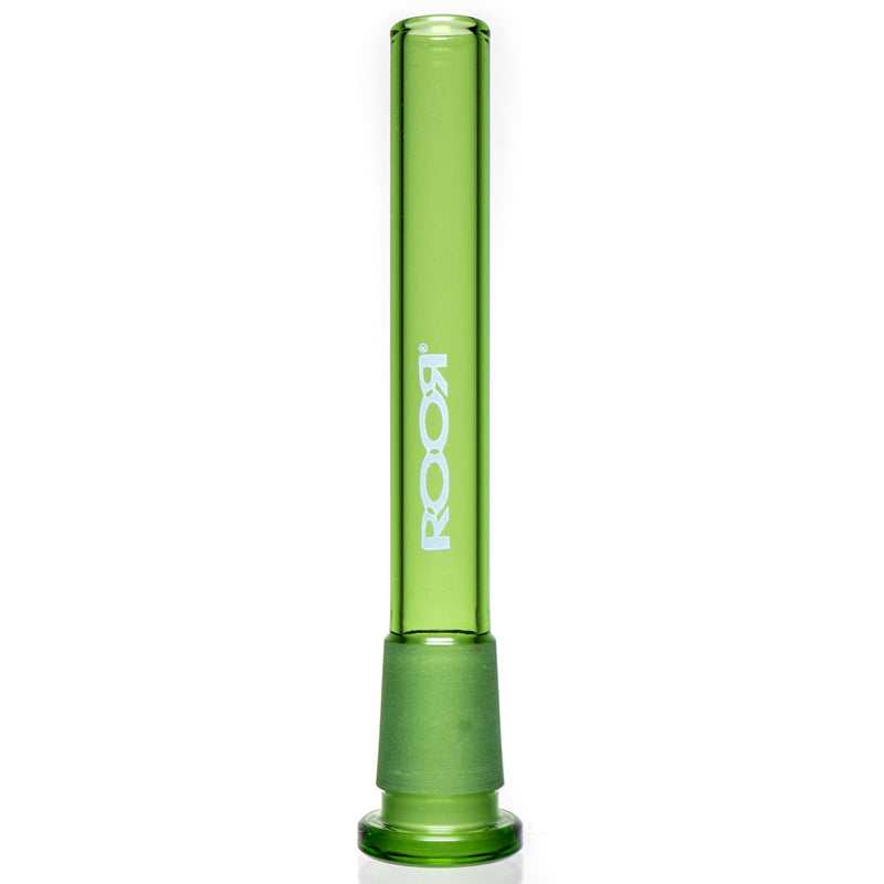 ROOR.US - 18/14mm Female Downstem - Single Hole - Green - 4.75" - The Cave