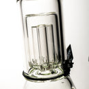 ROOR.US - 18” Fixed Beaker - Barrel Perc - Milky Green - White Label - The Cave