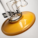 ROOR.US - 18” Fixed Straight - 10 Arm Tree Perc - Milky Tangie - Black Label - The Cave