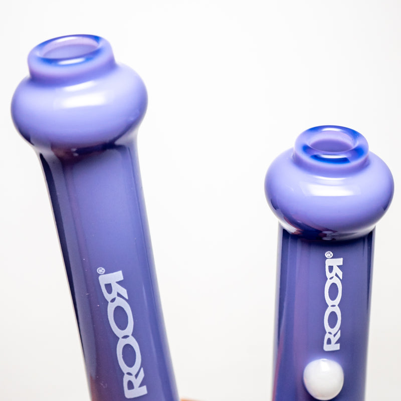 ROOR x Chase Adams - Worked Spoon & Chillum Set - Milky Purple w/ White Label - The Cave