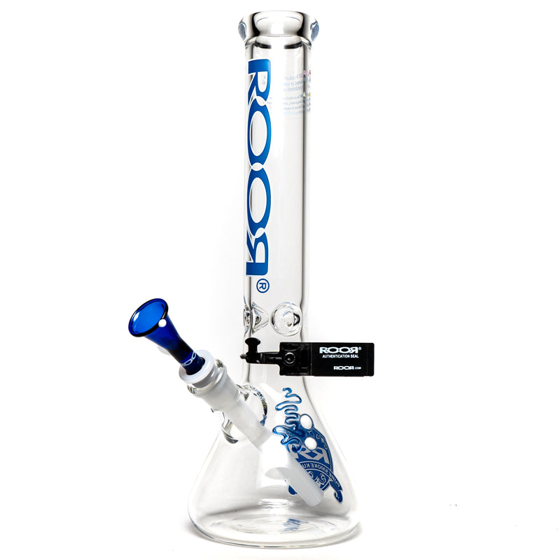 ROOR.US - Intro Collector Series - 14" Beaker - 45x5 - Blue & White - The Cave