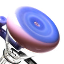 ROOR.US - 99 Series - 18” Fixed Beaker w/ Barrel Perc - Pink & Purple - White & Black Label - The Cave